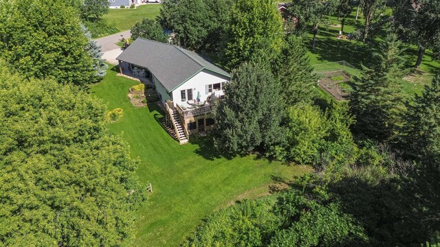 44198 Mosquito Trl, Pine Lake Twp, MN 56573 - view from above of property