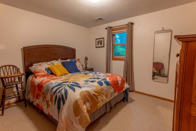 44198 Mosquito Trl, Pine Lake Twp, MN 56573 - bedroom with carpet flooring and a textured ceiling