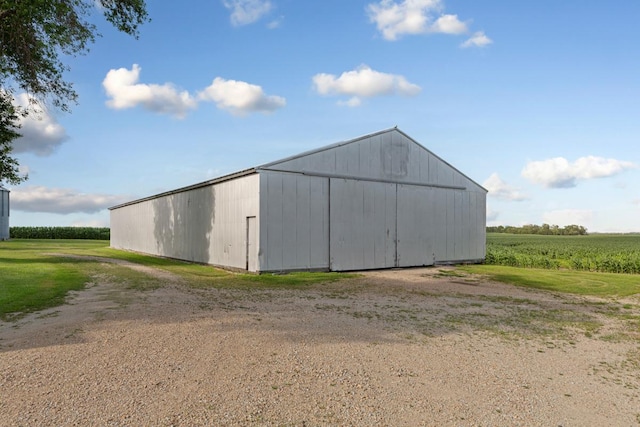 600 168th St, Summit Twp, MN 56026 - view of pole building with a view of countryside