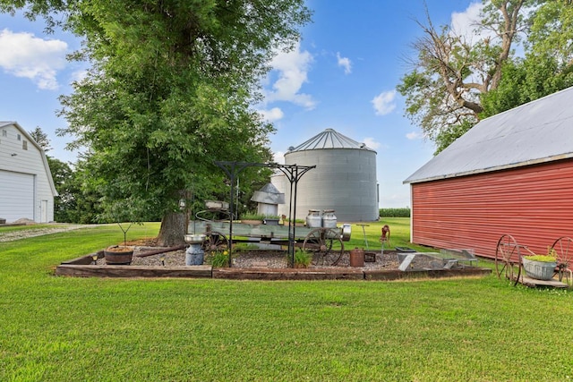 600 168th St, Summit Twp, MN 56026 - view of green lawn with an outdoor structure