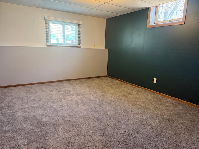 925 Holcombe Ave, Litchfield, MN 55355 - spare room with carpet and a drop ceiling