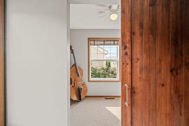 8291 Labont Way, Eden Prairie, MN 55344 - hall with carpet flooring and baseboards