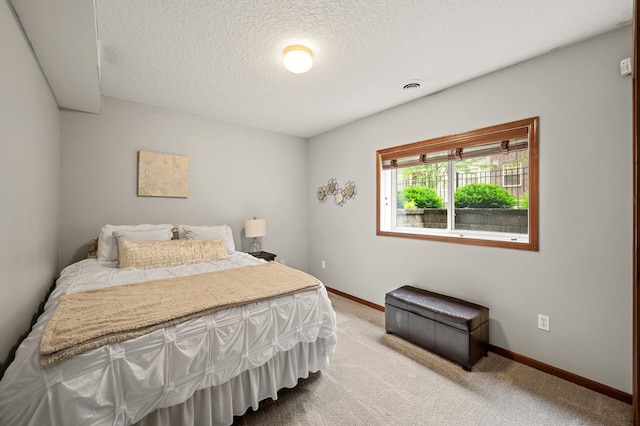8291 Labont Way, Eden Prairie, MN 55344 - bedroom with a textured ceiling and carpet floors