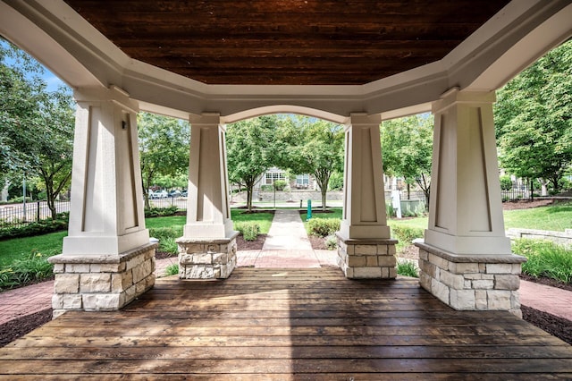 8291 Labont Way, Eden Prairie, MN 55344 - view of wooden porch