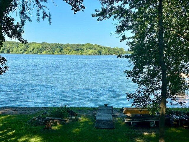 10285 237th Ave, Spirit Lake, IA 51360 - water view with a forest
