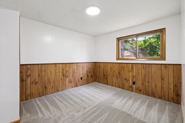 8341 Abbott Ave N, Brooklyn Park, MN 55443 - spare room featuring wood walls and a wainscoted wall