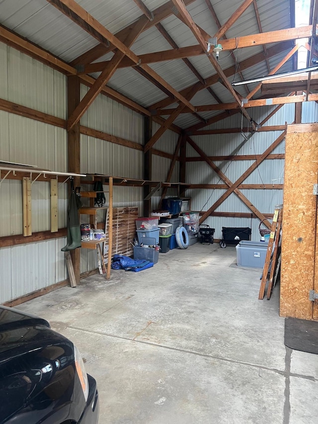 62871 230th St, Litchfield, MN 55355 - garage featuring metal wall