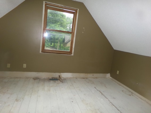 308 Main St W, Carver, MN 55315 - additional living space with vaulted ceiling and hardwood / wood-style floors