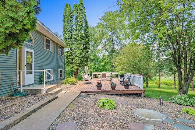 5781 Needham Ave NE, Saint Michael, MN 55376 - view of patio / terrace featuring a deck