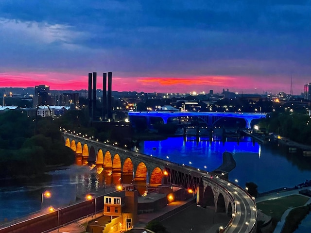 401 1st St Unit 1312, Minneapolis, MN 55401 - city view with a notable bridge and a nearby body of water