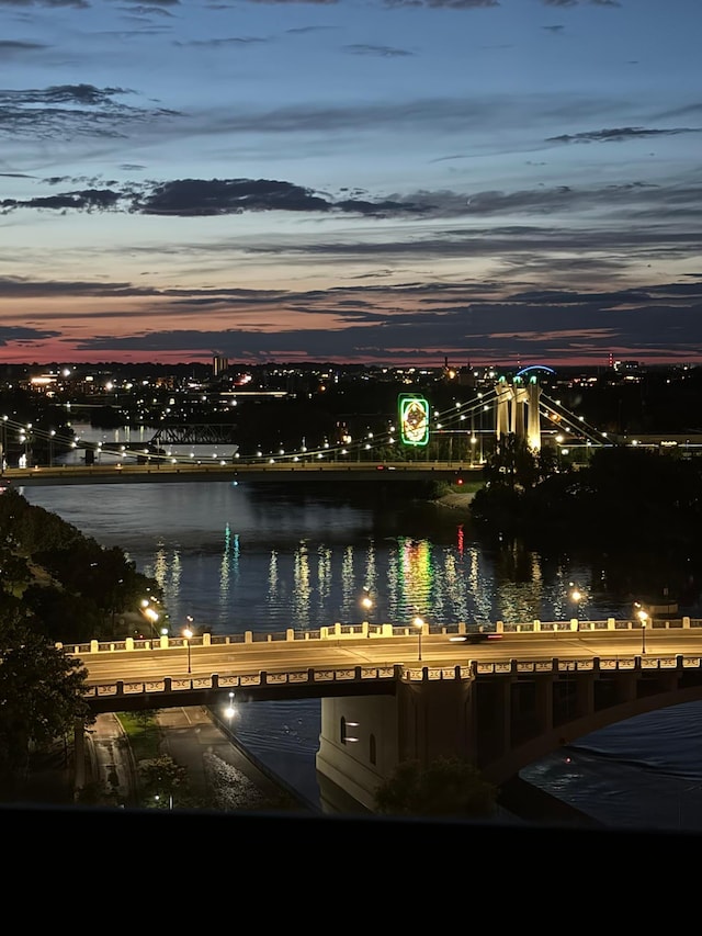 401 1st St Unit 1312, Minneapolis, MN 55401 - water view with a notable bridge