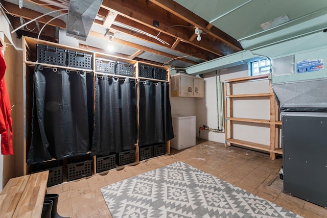 1228 Palace Ave, Saint Paul, MN 55105 - below grade area featuring refrigerator