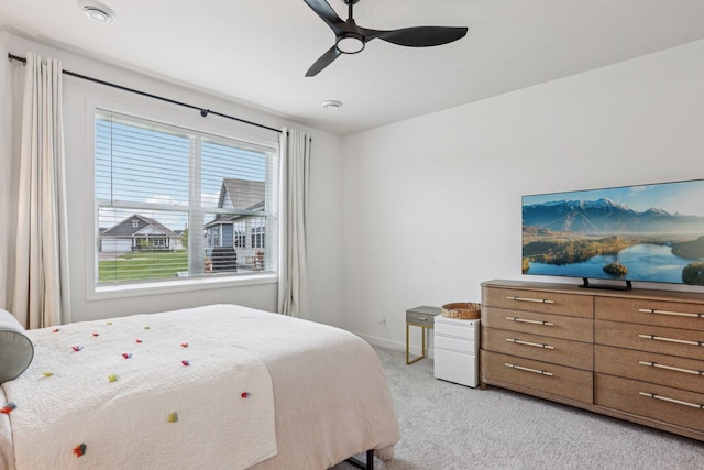 15101 Quince St NW, Andover, MN 55304 - bedroom featuring light carpet and a ceiling fan