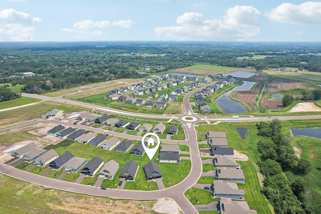 15101 Quince St NW, Andover, MN 55304 - aerial overview of property's location with a large body of water and nearby suburban area