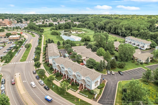 1358 Phalen Blvd, Saint Paul, MN 55106 - aerial perspective of suburban area with a large body of water