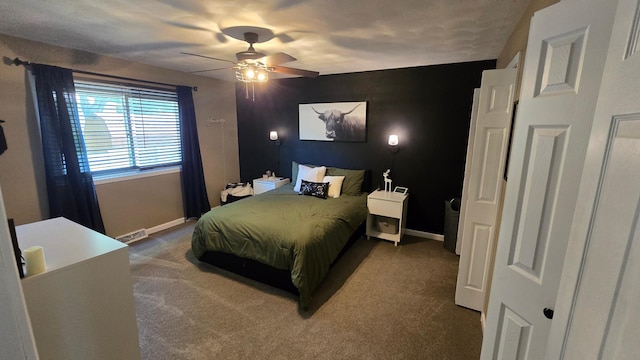 1515 3rd Ave NE, Owatonna, MN 55060 - bedroom with carpet and a ceiling fan