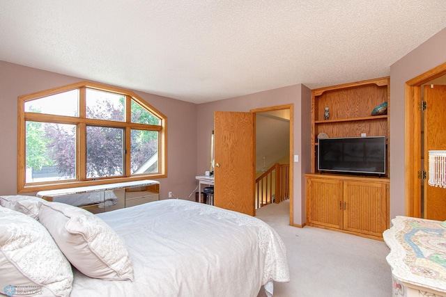 2902 24th Ave S, Fargo, ND 58103 - bedroom featuring a textured ceiling and light carpet
