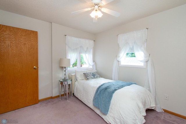 2902 24th Ave S, Fargo, ND 58103 - bedroom featuring multiple windows, carpet floors, and ceiling fan