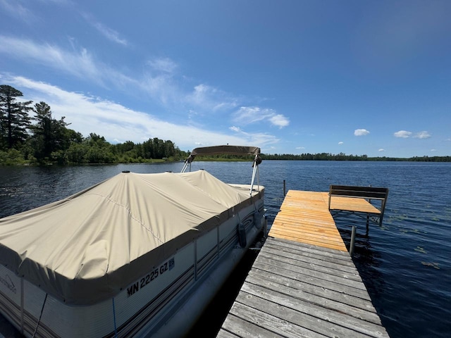 410 Pospeck Ln, Hoyt Lakes, MN 55750 - dock area with a water view