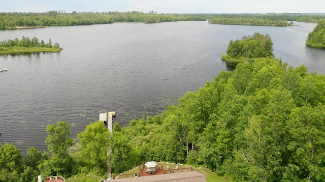 410 Pospeck Ln, Hoyt Lakes, MN 55750 - bird's eye view of a nearby body of water