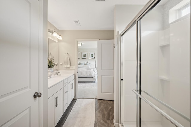 3702 112th Cir NE, Blaine, MN 55449 - ensuite bathroom with vanity and a shower stall