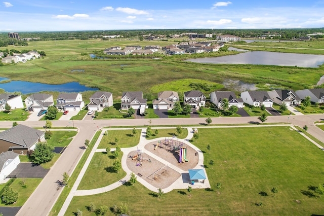 3702 112th Cir NE, Blaine, MN 55449 - aerial view of residential area with a nearby body of water