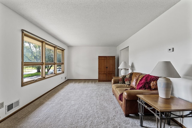 6925 Colorado Ave N, Brooklyn Park, MN 55429 - living room with light carpet and a textured ceiling
