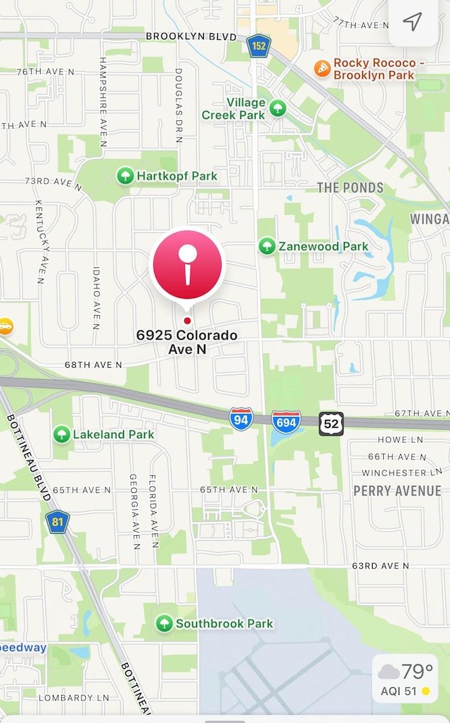 6925 Colorado Ave N, Brooklyn Park, MN 55429 - map / location