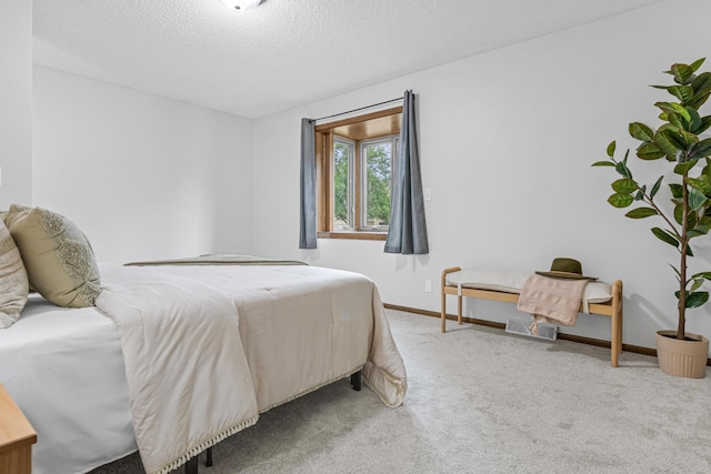 7401 River Shore Ln, Champlin, MN 55316 - carpeted bedroom featuring a textured ceiling and baseboards