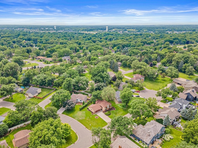 7401 River Shore Ln, Champlin, MN 55316 - aerial perspective of suburban area