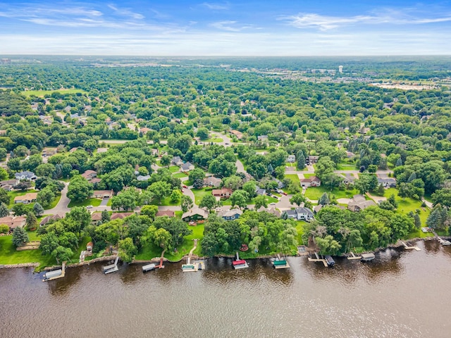 7401 River Shore Ln, Champlin, MN 55316 - drone / aerial view of a nearby body of water