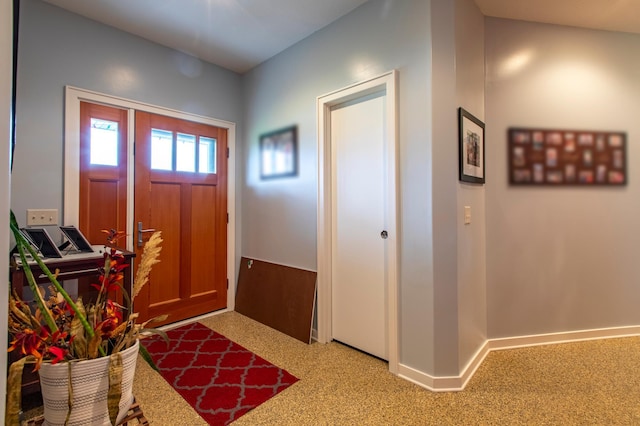 15212 667th St, Wabasha, MN 55981 - foyer featuring baseboards and light carpet