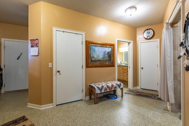 15212 667th St, Wabasha, MN 55981 - entryway with a textured ceiling and baseboards