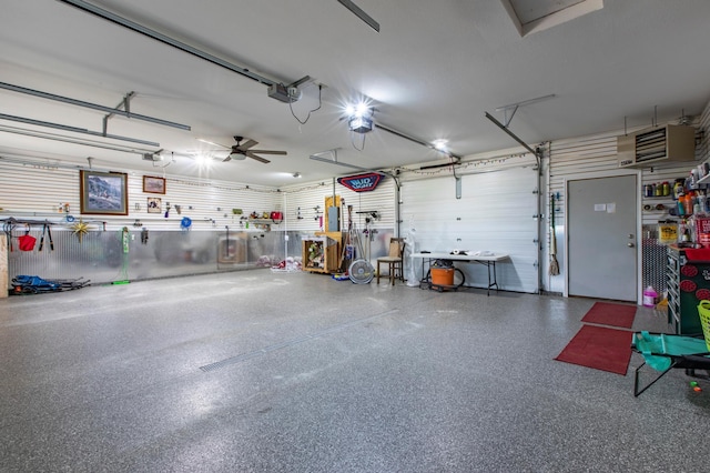 15212 667th St, Wabasha, MN 55981 - garage with a garage door opener and a heating unit