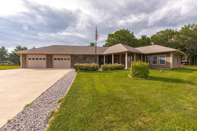15212 667th St, Wabasha, MN 55981 - ranch-style home featuring driveway, a garage, and a front lawn