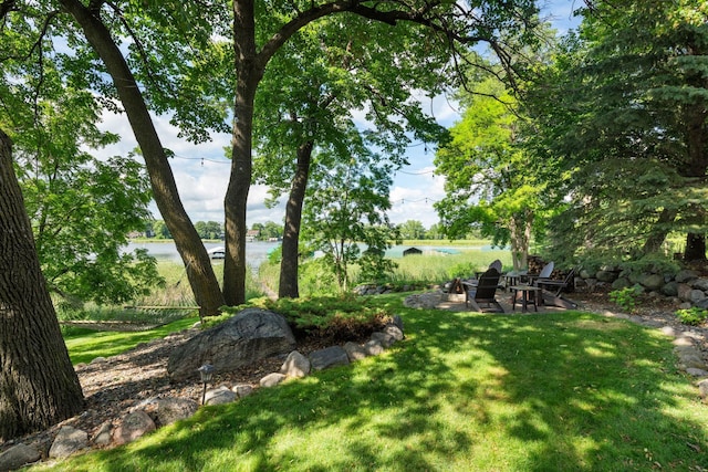 4832 Longford Rd, Mound, MN 55364 - view of green lawn featuring a water view