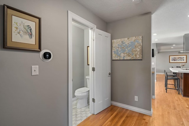 4832 Longford Rd, Mound, MN 55364 - hall featuring light wood-type flooring and recessed lighting