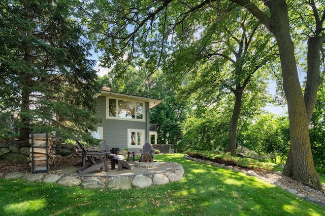 4832 Longford Rd, Mound, MN 55364 - view of grassy yard featuring a patio