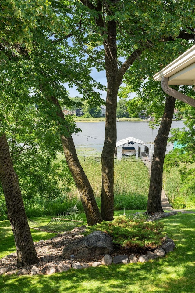 4832 Longford Rd, Mound, MN 55364 - view of grassy yard featuring a water view
