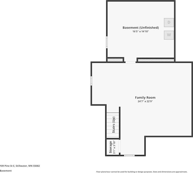 109 Pine St E, Stillwater, MN 55082 - view of floor plan / room layout