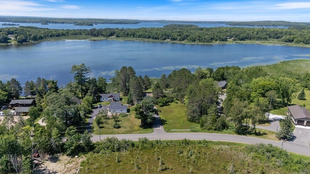 21837 Mishawaka Rd, Grand Rapids, MN 55744 - bird's eye view of a heavily wooded area and a large body of water