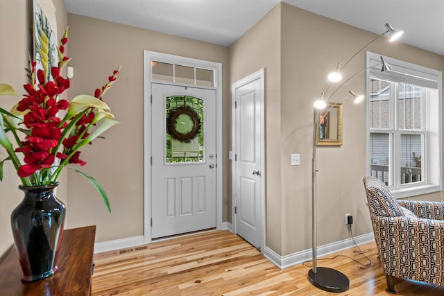 18837 Javelin Way, Lakeville, MN 55044 - foyer entrance featuring wood finished floors and baseboards