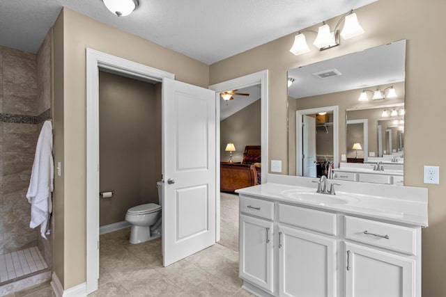 18837 Javelin Way, Lakeville, MN 55044 - full bath with vanity, ceiling fan, tile patterned floors, and connected bathroom