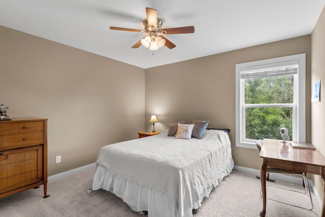 18837 Javelin Way, Lakeville, MN 55044 - bedroom featuring light colored carpet and ceiling fan
