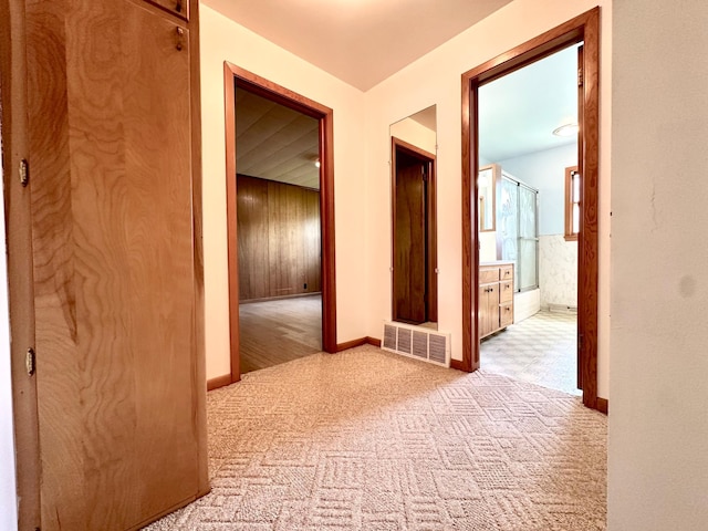 1224 Duba St, Worthington, MN 56187 - corridor featuring carpet flooring and baseboards