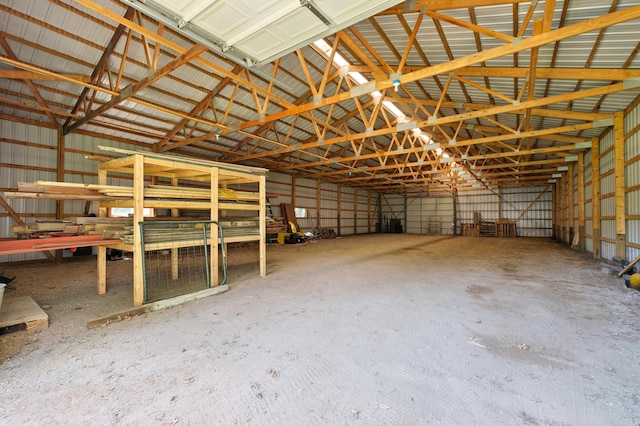 22470 Raven St NW, Oak Grove, MN 55011 - garage featuring metal wall