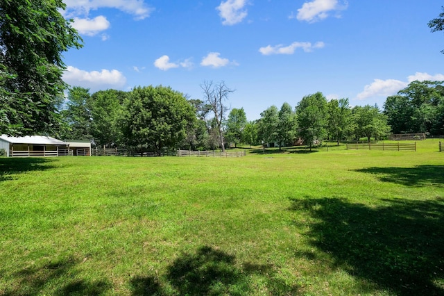 22470 Raven St NW, Oak Grove, MN 55011 - view of yard featuring a view of countryside and an exterior structure