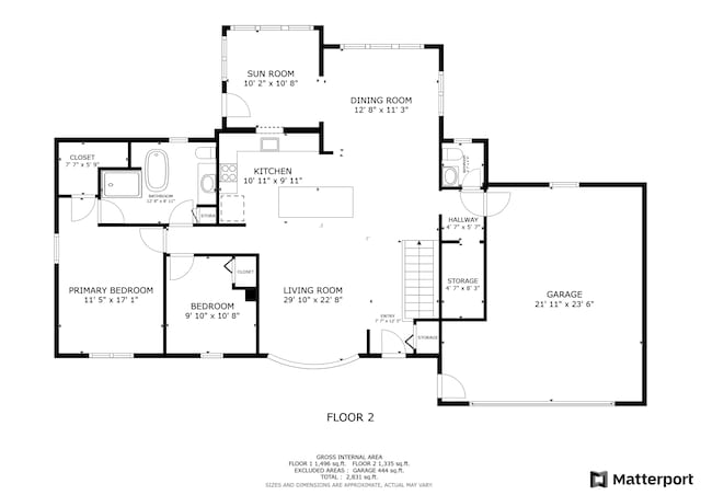22470 Raven St NW, Oak Grove, MN 55011 - view of property floor plan