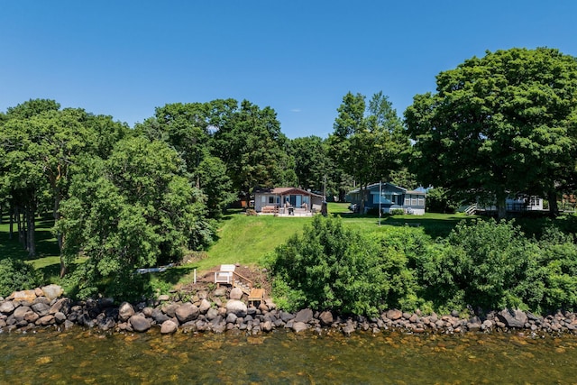 46317 Lucretia Ln, Isle, MN 56342 - view of green lawn with a water view