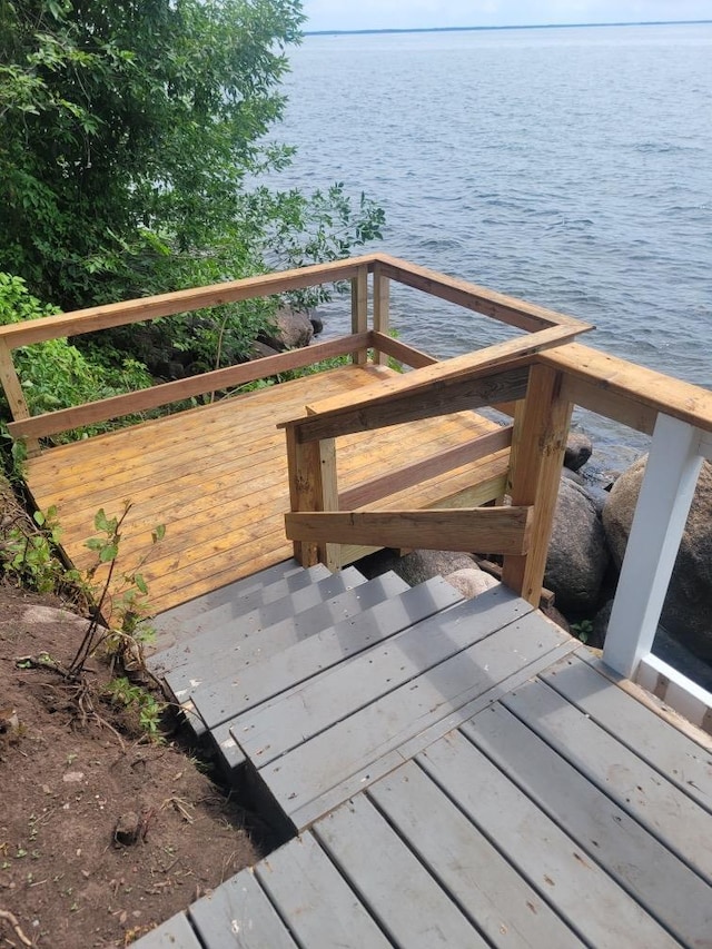 46317 Lucretia Ln, Isle, MN 56342 - deck with a water view